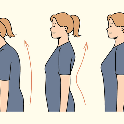 良い姿勢と悪い姿勢